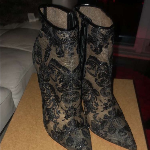 Christian louboutin lace heels size 41 - Picture 1 of 3